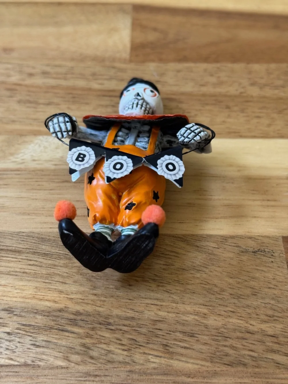 Maker's Halloween Littles miniature clown Skeleton figurine - Joann's